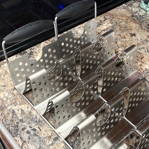 Blackstone Silver Taco Rack (set of 2)